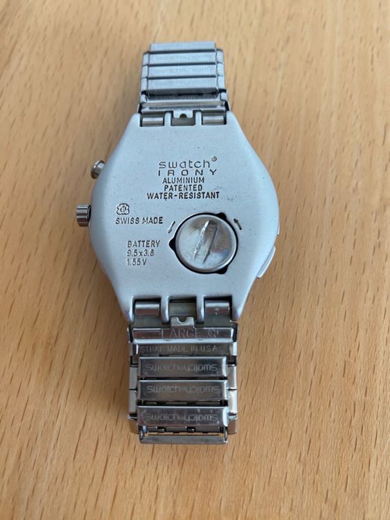 Swatch irony aluminium outlet 1996