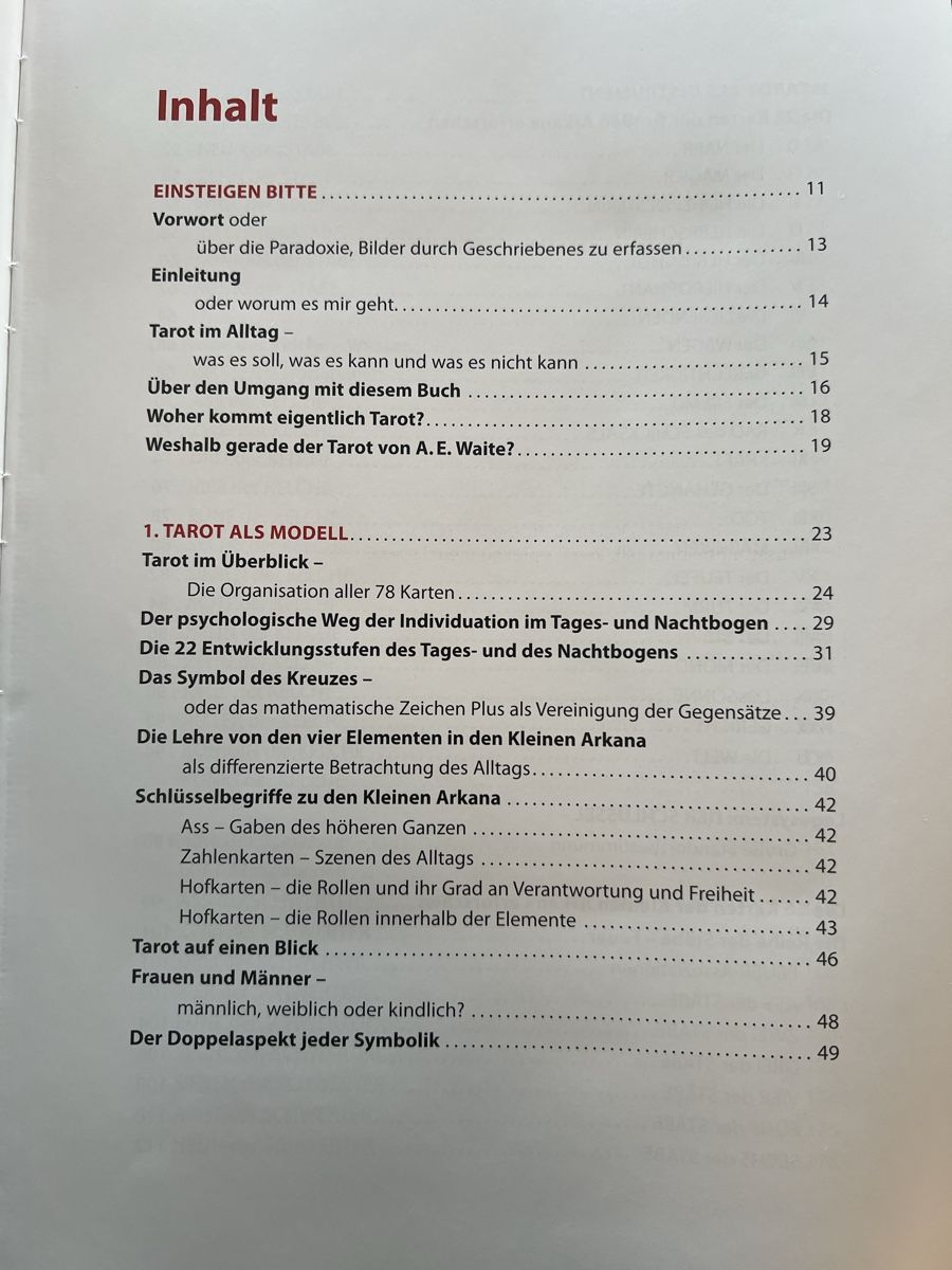 Libri: TAROT PRAXISBUCH & Karten – Usato da Winterthur venduto da ruebliangel 4