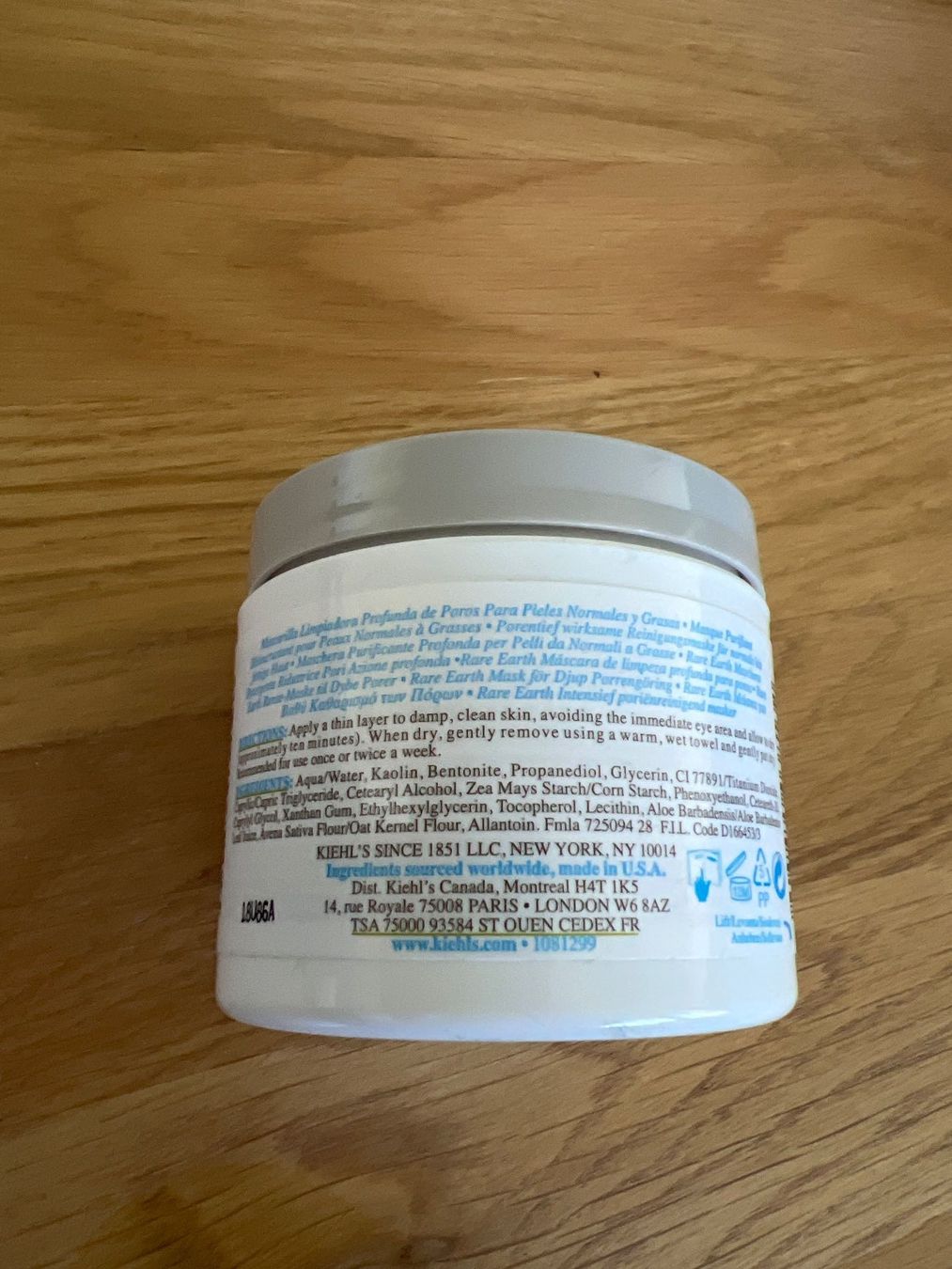 Kiehls Cura del viso: Kiehl's Rare Earth Deep Pore Cleansing Masque – Nuovo e nell'imballaggio originale da Emmen venduto da ric.luzern 1