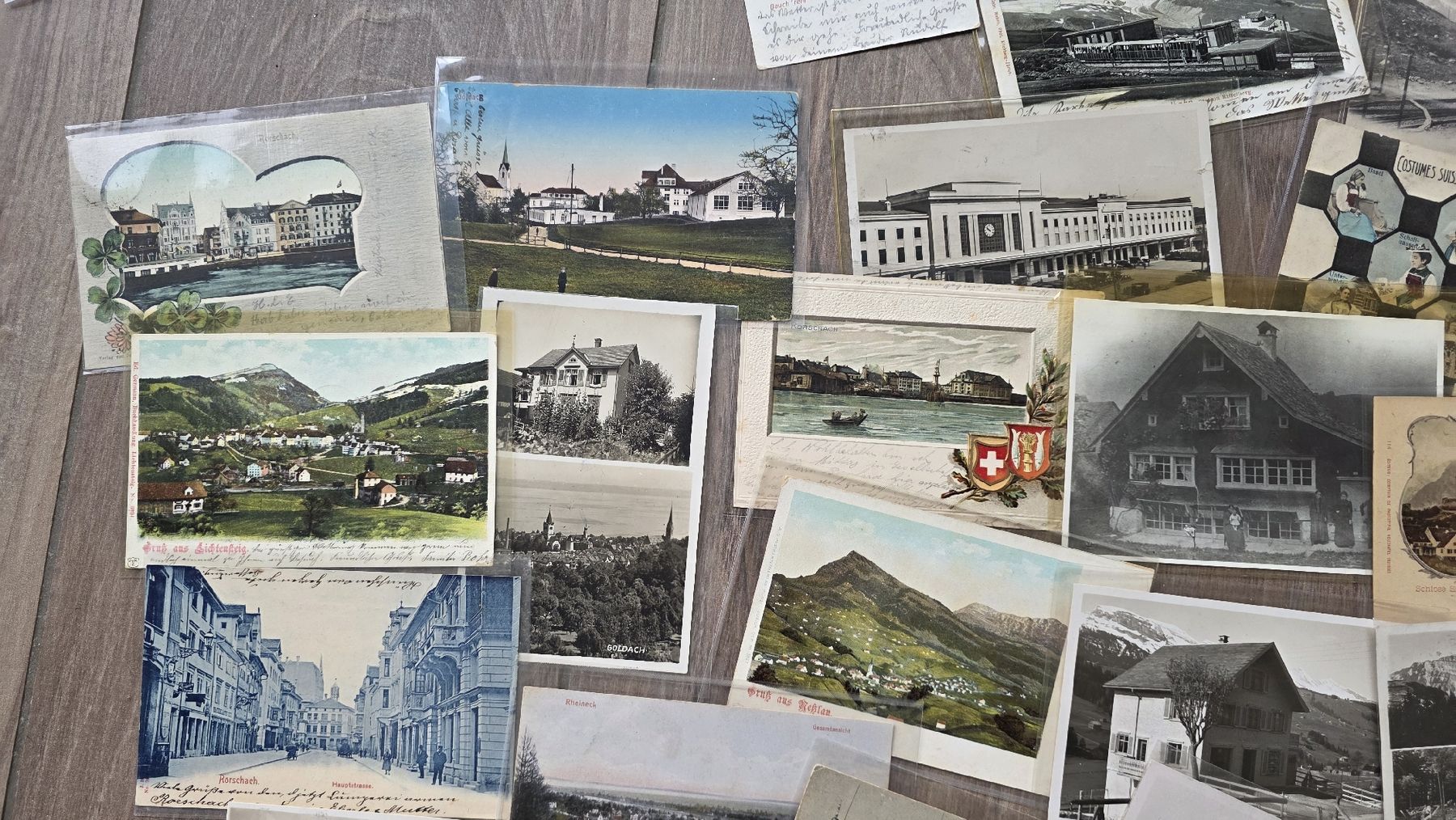 Cartoline postali: Schweizer Ansichtskarten ca 450 bis 500 st. mit Potenzial ! – Usato da Reichenburg venduto da ibiza18 5