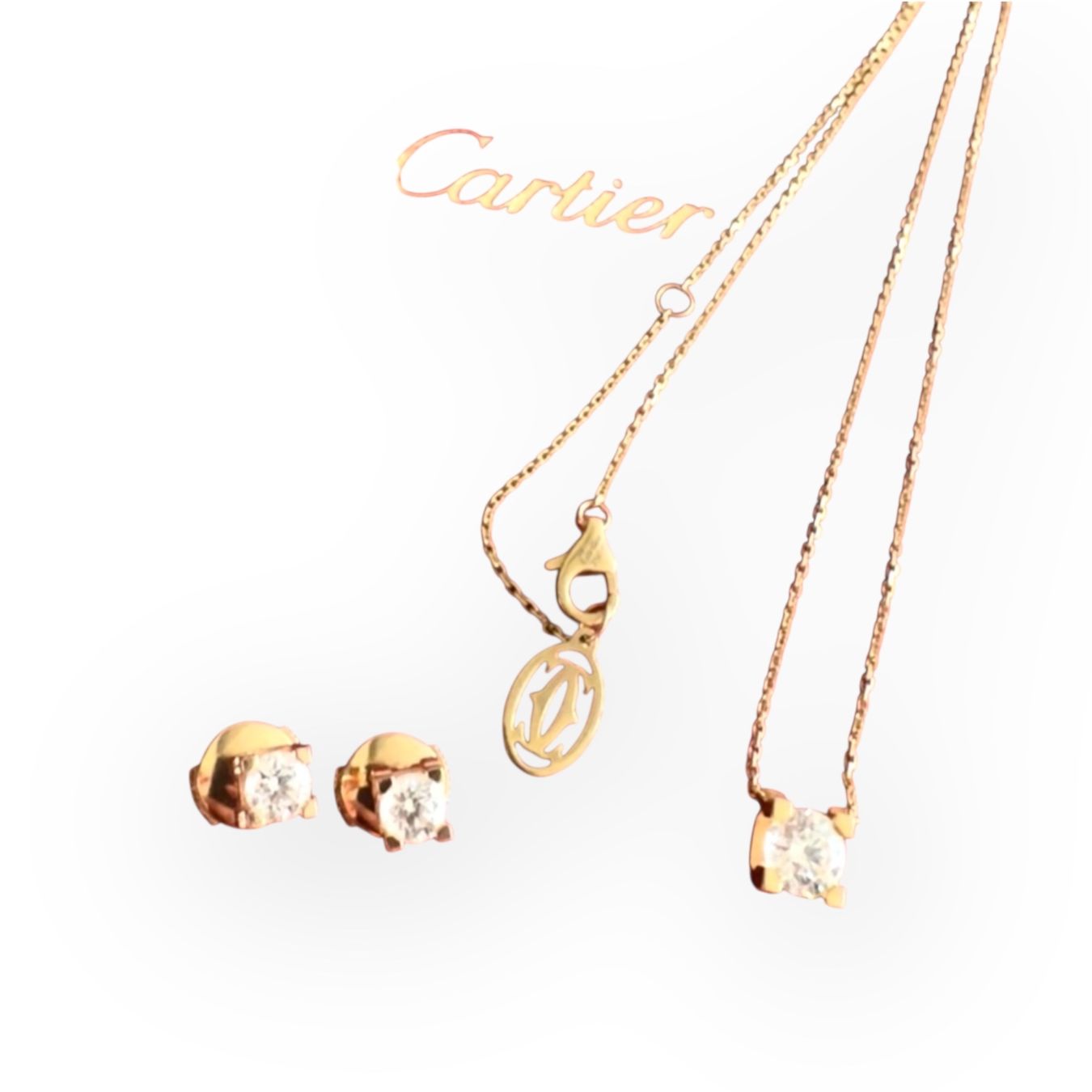 Cartier Orecchini pendenti & Orecchini a lobo: Cartier Set Brilliant 18K Gold – Usato da Langenthal venduto da Classy-sale 2