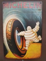 Michelin Mann vintage retro Blechschild Bibendum Bib