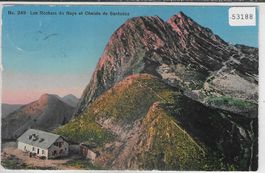 Les Rochers de Naye et Chaletsde Santodoz - Litho