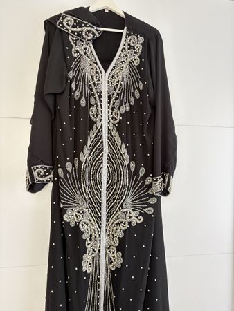 Kaftan Kleid mit Gürtel