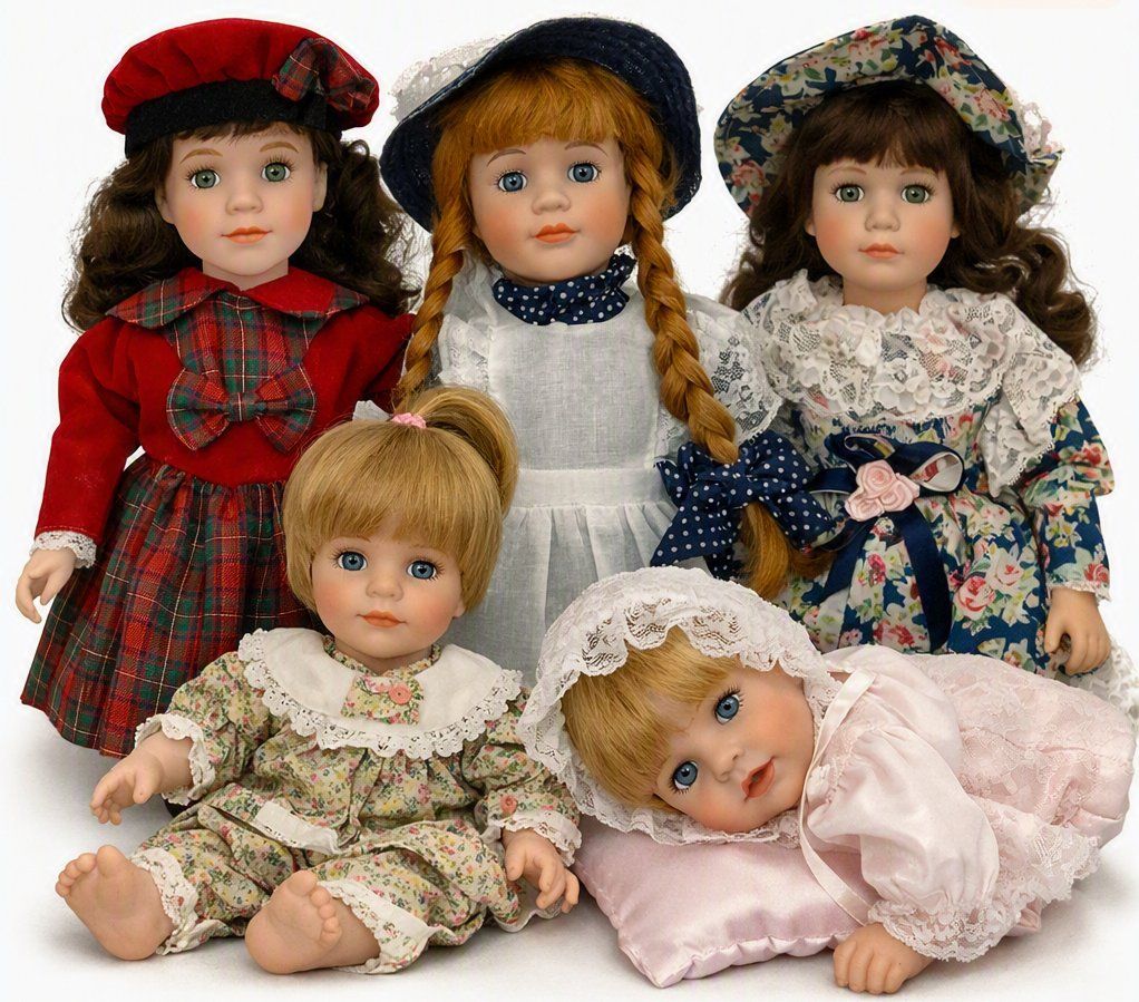 Bambole: 5 Puppen "Promenade Collection" neu – Nuovo (secondo la descrizione) da Wil SG venduto da Nvik
