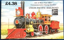1992 Insel of Man GB  Union Pacific Railroad  Markenheft **