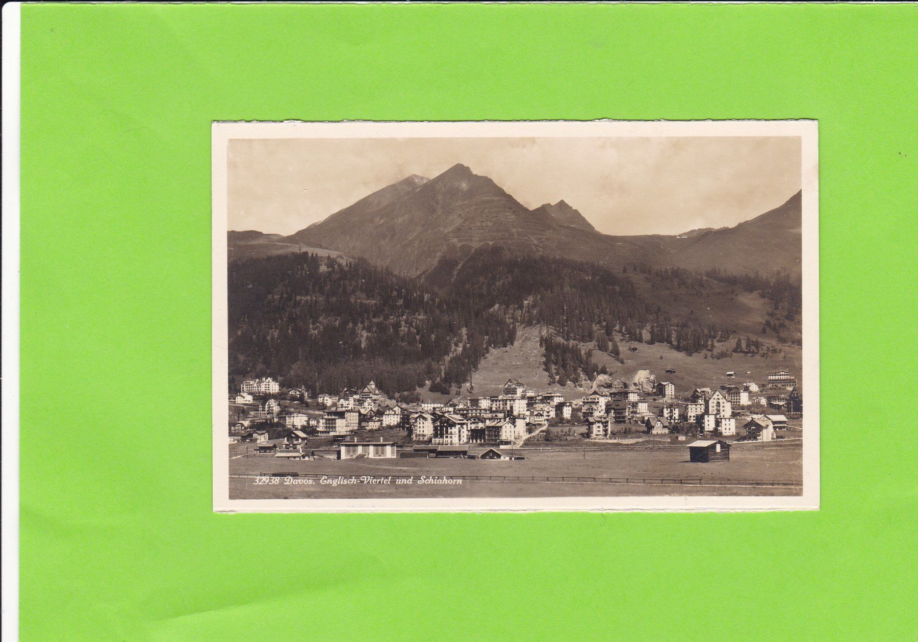 Cartoline postali: Davos-Englisch Viertel – Usato da St. Peterzell venduto da neckertal