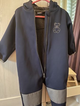 Kinder Overall marine Grösse 80/86 gefüttert