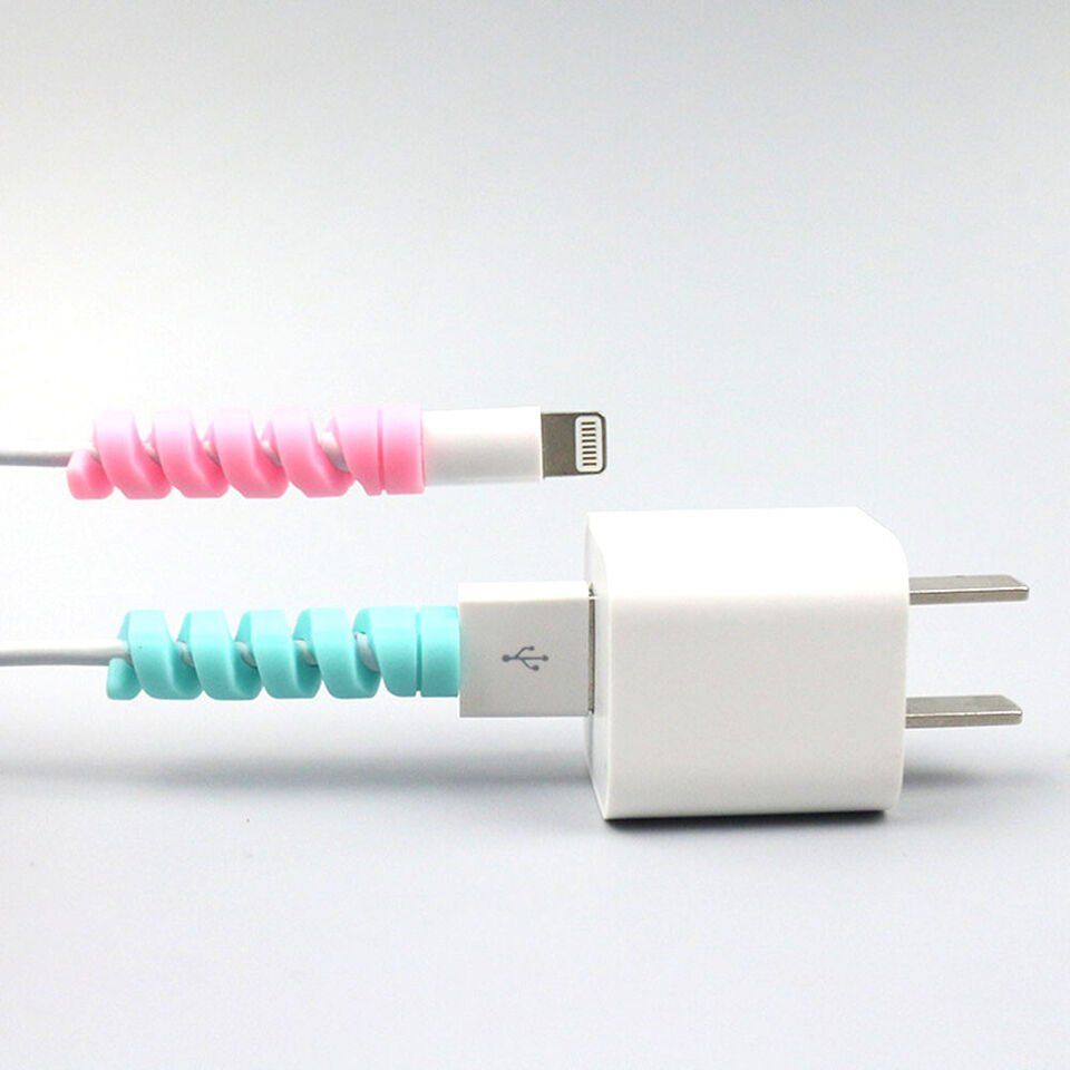 Tutti gli attrezzi: Halter 10xSilikon Spirale Flexibler Kabel Bruch Knick schutz – Nuovo (secondo la descrizione) da Kirchdorf AG venduto da csnmclub 2