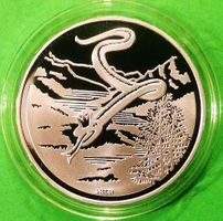 Silbermünze 20 Fr Schlangenkönigin 1995 PP in Kapsel *TOP*
