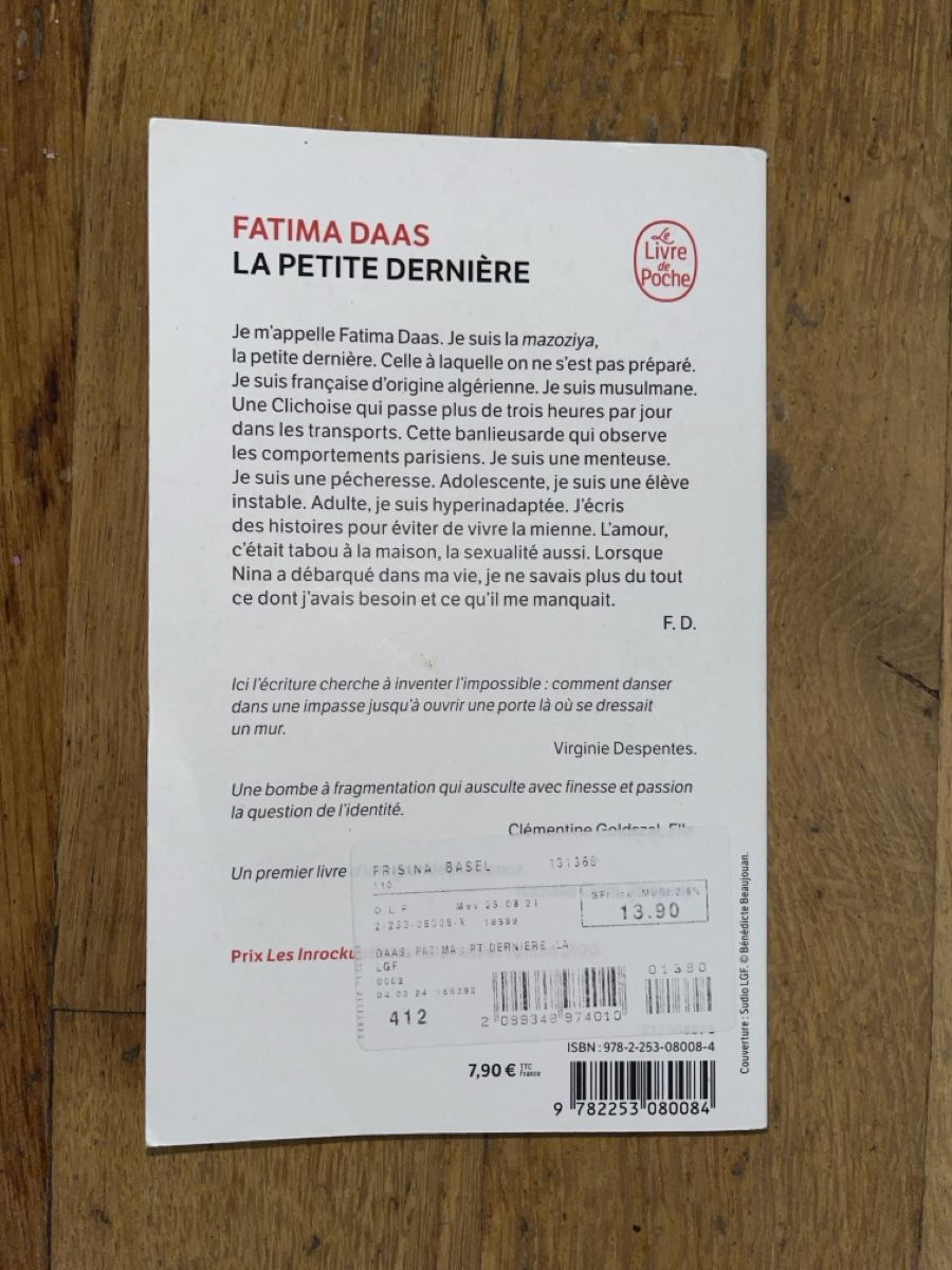 Bücher: Fatima Daas - La Petite Derniere – Gebraucht aus Basel von Buechermensch 1
