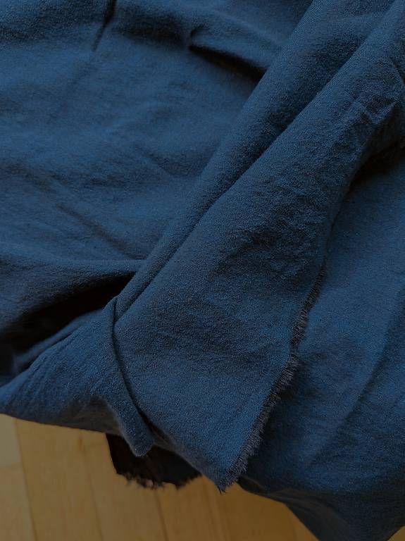 Tessuti: Khadi Baumwolle leicht dunkelblau 2 m x 1.14 m – Nuovo (secondo la descrizione) da Bern venduto da samtgrau 1