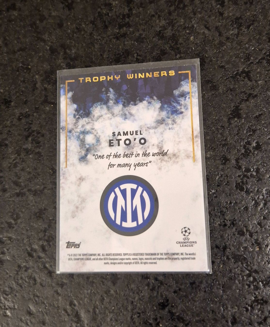 Topps Carte collezionabili: Samuel Etoo - Inter Milan - Topps – Nuovo (secondo la descrizione) da Burg AG venduto da Danoe 1