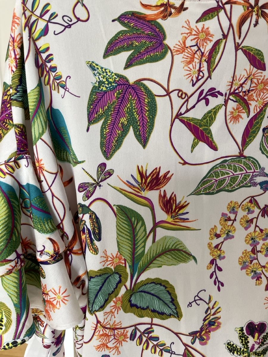 H&M Camicette: Bluse mit floralem Muster, H&M, 42/44 – Usato da Solothurn venduto da Bobesch08 6