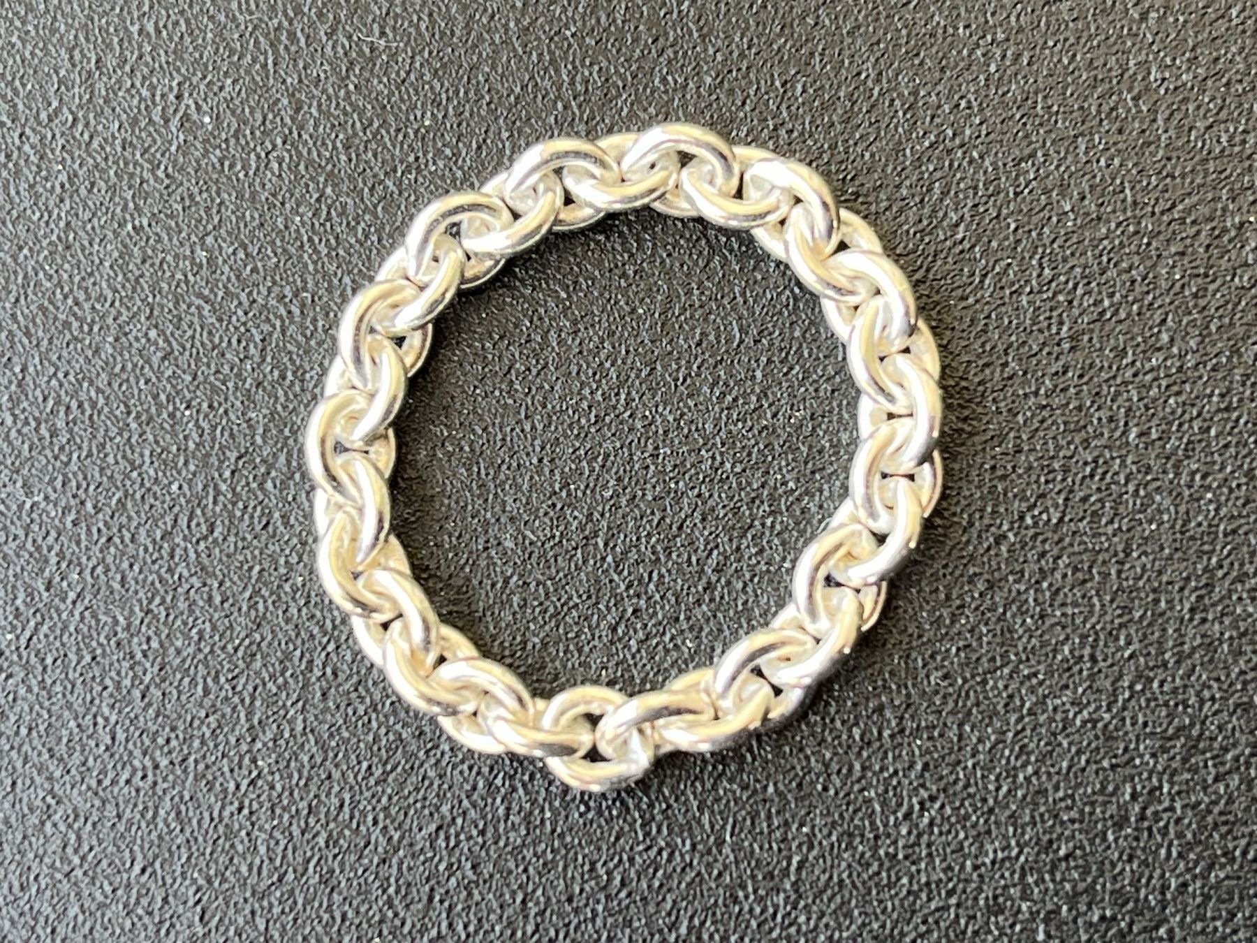 Anelli: Chain-Ring (Silber 925 / Grösse 57) – Nuovo e nell'imballaggio originale da Bern venduto da click4buying