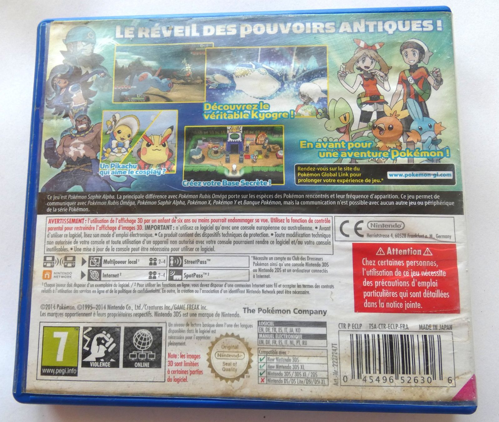 Pokémon Giochi: Nintendo 3DS - POKEMON Sapphire Alpha – Usato da La Sarraz venduto da classicworldcoins 1