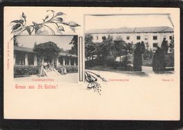 Lichtdruck: St. Gallen , Kantonsspital