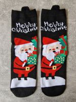 Socken Weihnachten, Socken Merry Christmas, Weihnachtsmann