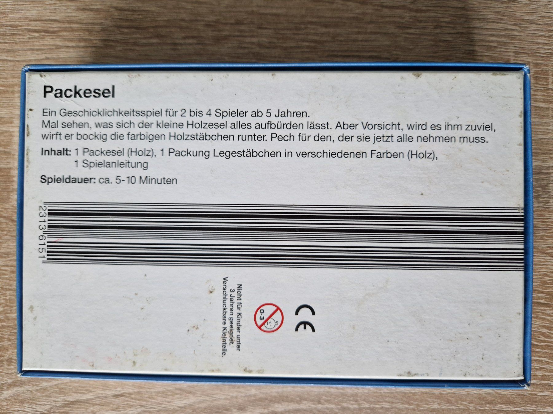 Spiele: Packesel Geschicklichkeitsspiel – Gebraucht aus Rebstein von Ajs_Toy_Palast_1 1