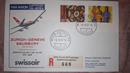 Zürich Geneve - Salisbury 06.08.1982