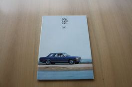 Mercedes Prospekt W123 200/230E/250 Limousine 12/1980 FR