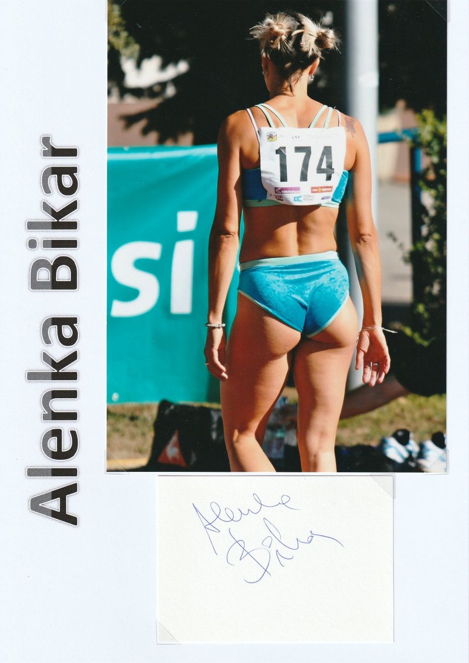 Autografi: Alenka Bikar / Originalautogramm – Usato da Schwyz venduto da racingautographs