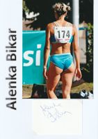 Alenka Bikar / Originalautogramm