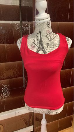 Rotes Sommer Top❤️Gr.S/M nr.2