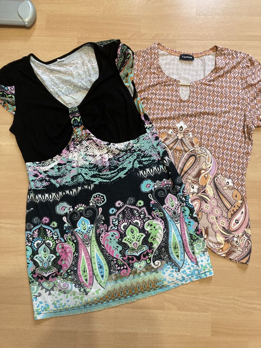 Kleiderpakete: 2 x T- Shirt Gr.40-42 – Gebraucht aus Mülenen von Rapunzel99