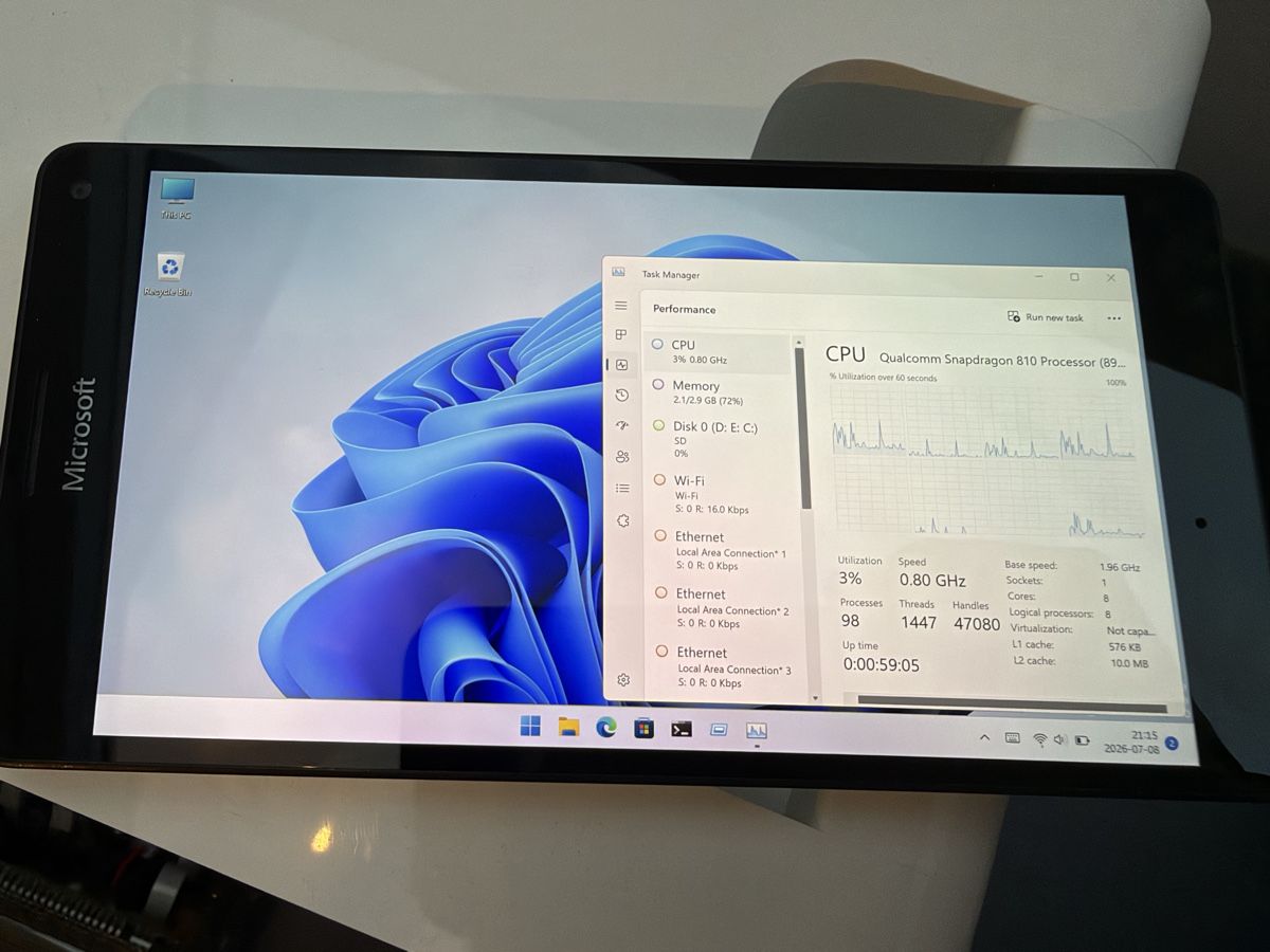 Microsoft Tablet PC: Lumia 950XL (Windows 11 Pro tablet) – Usato da Zürich venduto da jankais3r 1