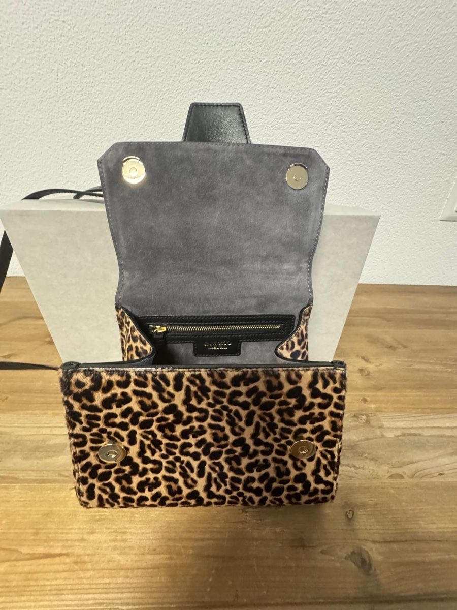 Jimmy Choo Borse da donna: Jimmy Choo Umhängetasche mit Leopardmuster-Neu – Nuovo e nell'imballaggio originale da Dänikon ZH venduto da rh7_xmx2 2