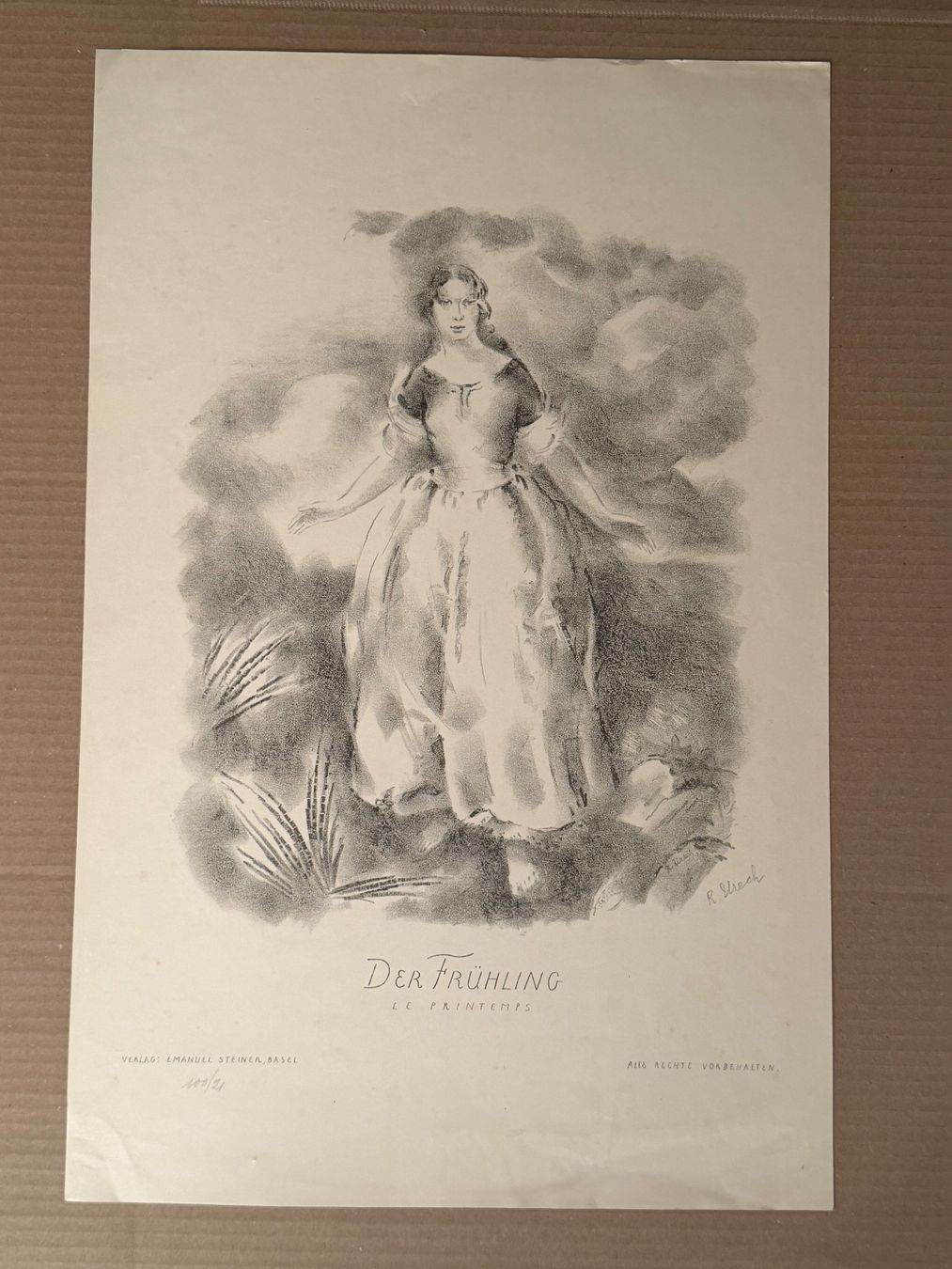 Dipinti: Rudolf URECH Signierte Litho – Usato da Basel venduto da PAUL_ART 1