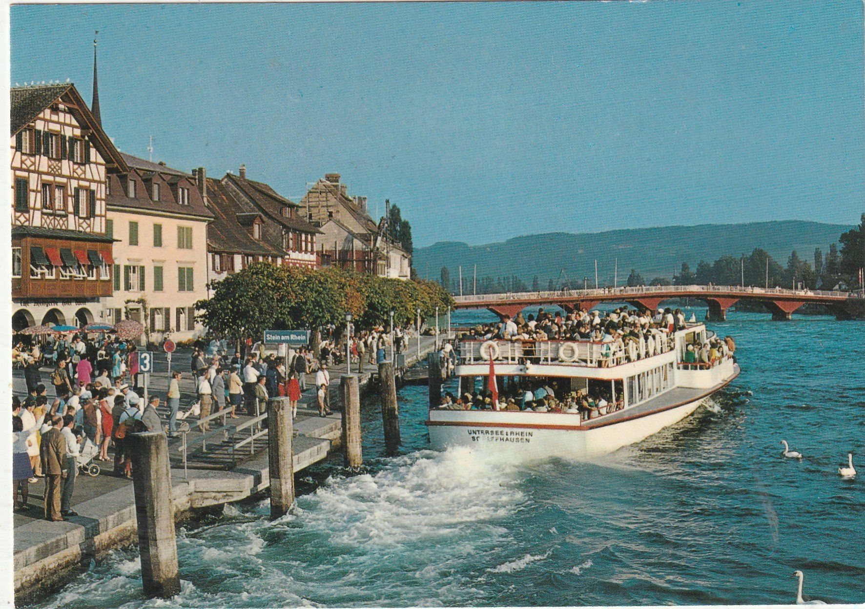 Ansichtskarten: Schiff Stein am Rhein – Gebraucht aus Lumbrein von made02