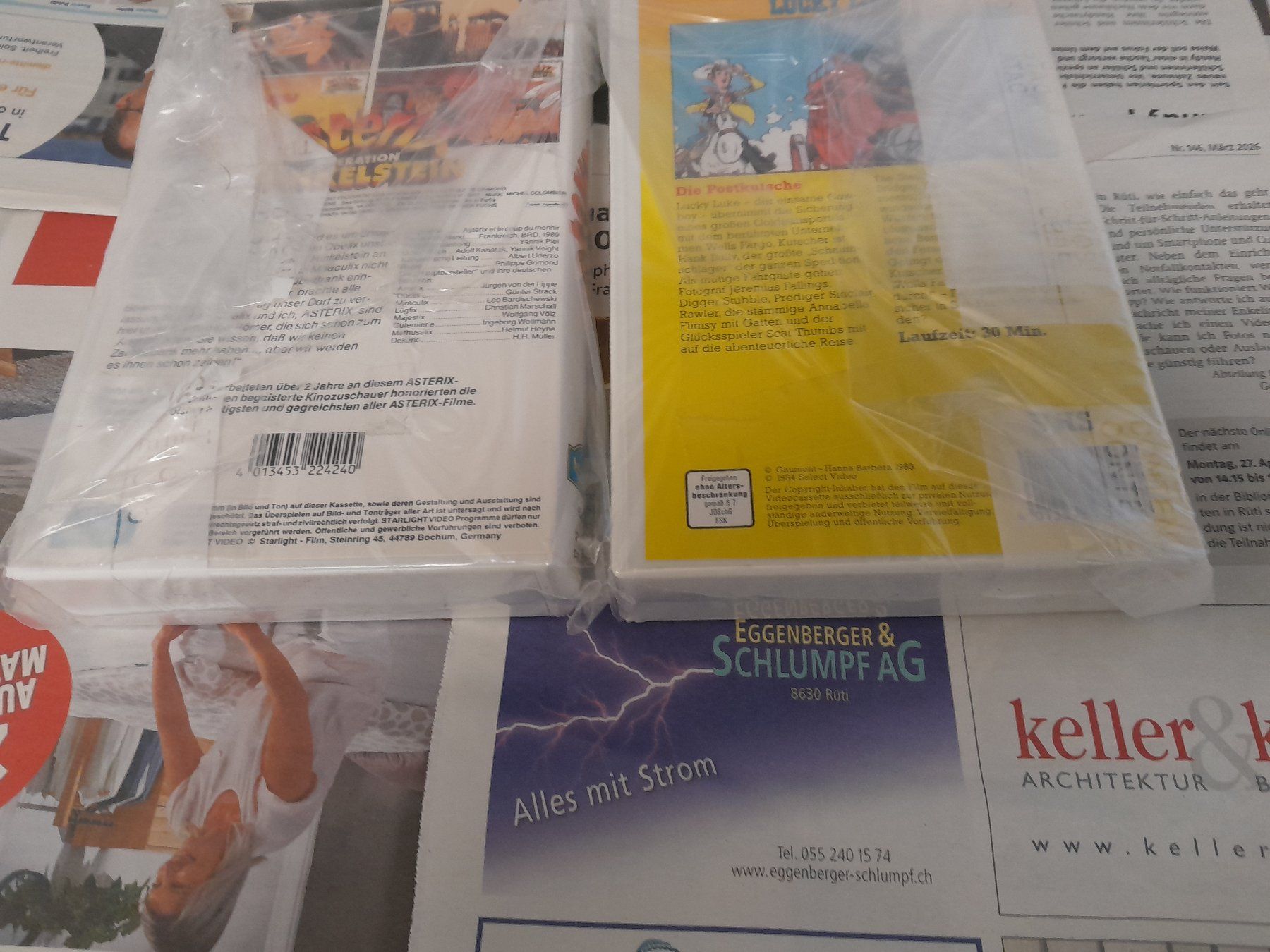 Tutti i VHS: Lucky Luke und Asterix VHS – Usato da Rüti ZH venduto da Alemanni 5