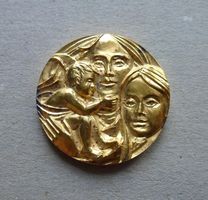 Medaille ++ Muttertag 1985, gute Erhaltung, 999er Silber