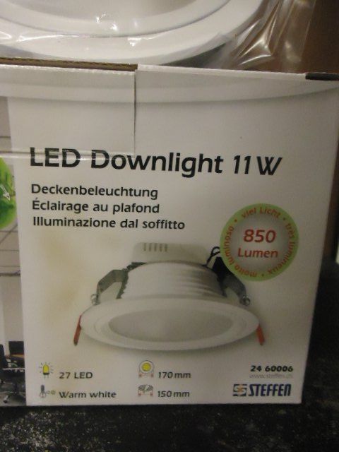 Lustres & lampes de plafonds: 2-LED Downlight 11W Deckenbeleuchtung – Neuf (Voir description) à Zürich par liquidation-cobra 2