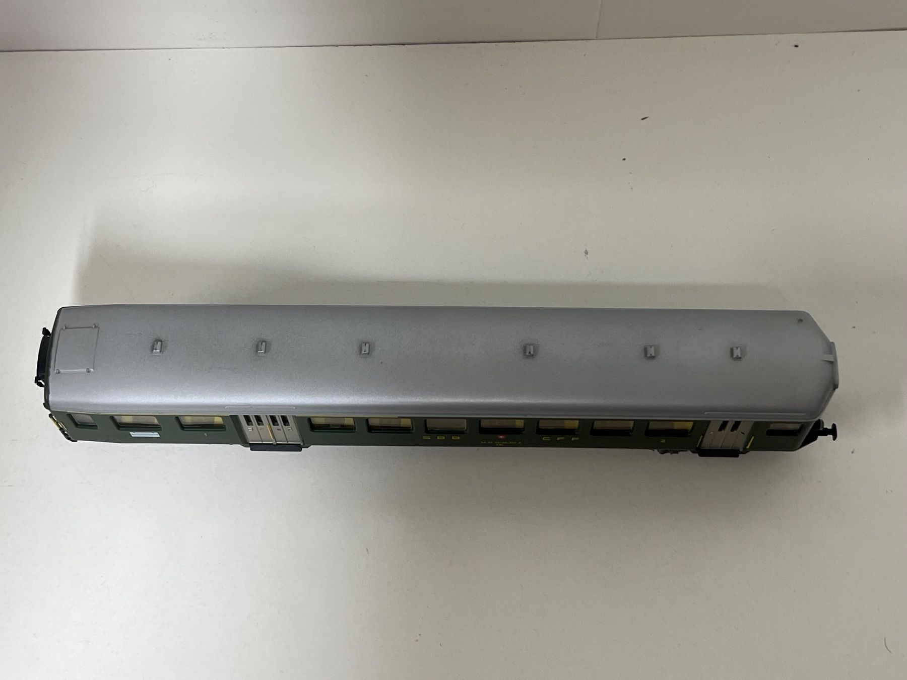 Kleinbahn Modellini di ferrovie: KLEINBAHN Steuerwagen ABt  SBB H0 DC – Usato da Neuenhof venduto da ludovicco 5
