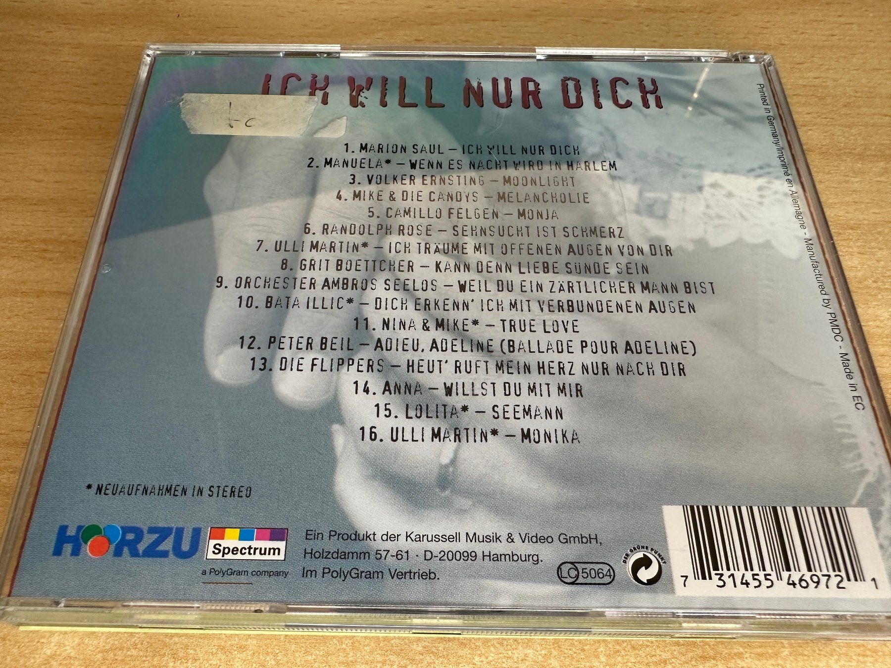CDs: I9 Various - Ich Will Nur Dich – D'occasion à Rikon im Tösstal par Alpenmutz 1