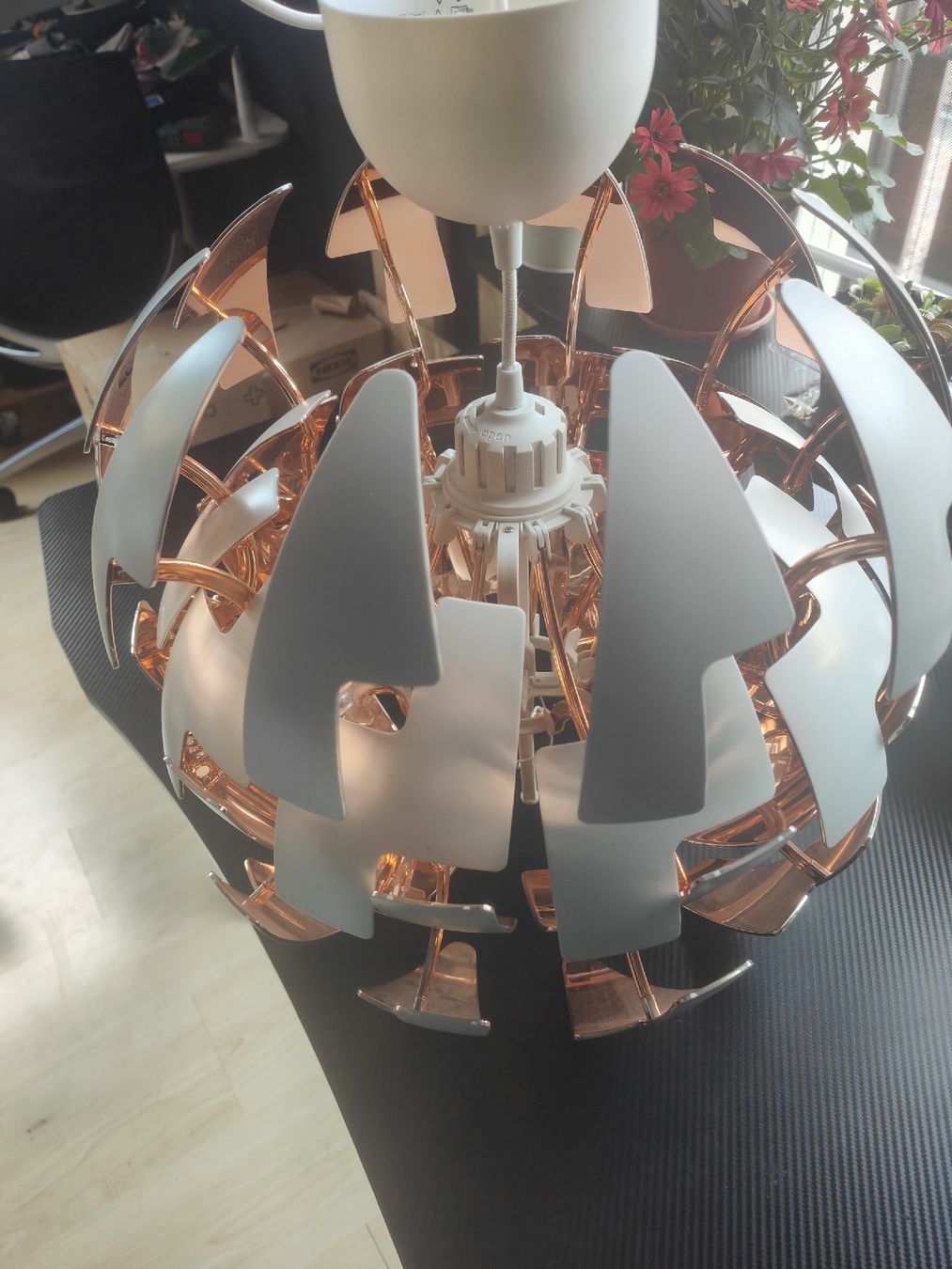 Ikea Lampadari & plafoniere: IKEA PS 2014 Hängeleuchte, weiß/kupferfarben – Usato da Ebikon venduto da shadow_of_seth 1