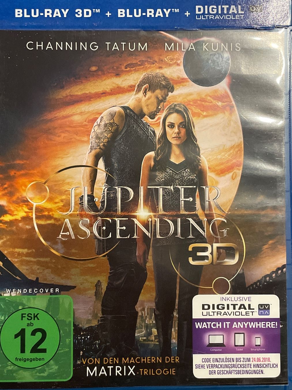 Alle DVDs: Jupiter Ascending  3D   (2015) – Gebraucht aus Waldenburg von Gonzo8