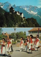LICHTENSTEIN Fürstentum, Mädchen und Frauen in Tracht