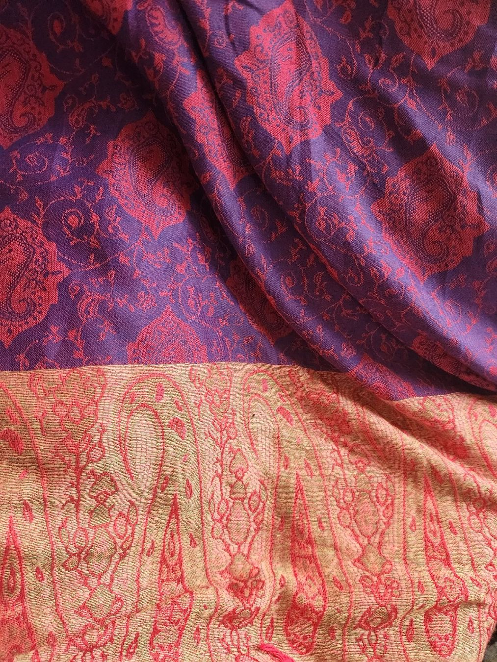 Foulards, Tücher & Schals: Châle Pashmina 100% Cachemire multicolore  – Gebraucht aus Niedergösgen von Eva2410 4