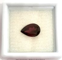 1x Grenat Rhodolite poire 10x7 mm - Valeur 220.- Fr