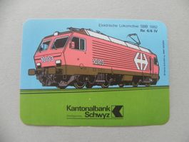 Kleber 40 Jahre alt Schweiz Eisenbahn Bahn Zug Loki 10103
