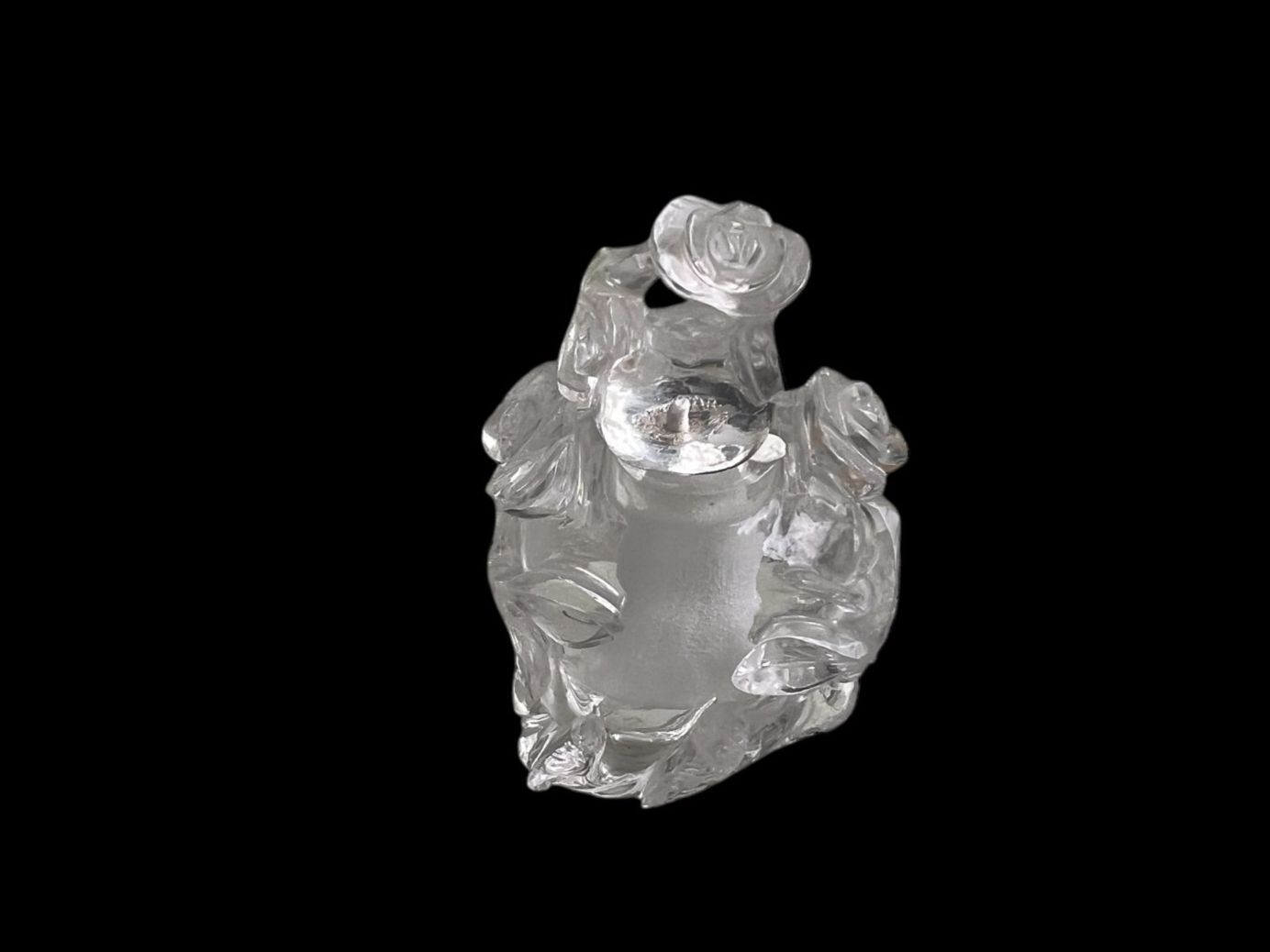 Flaconi: Snuff Bottle / Flacon à priser in crystal glass – Usato da Morges venduto da Audemars07 3
