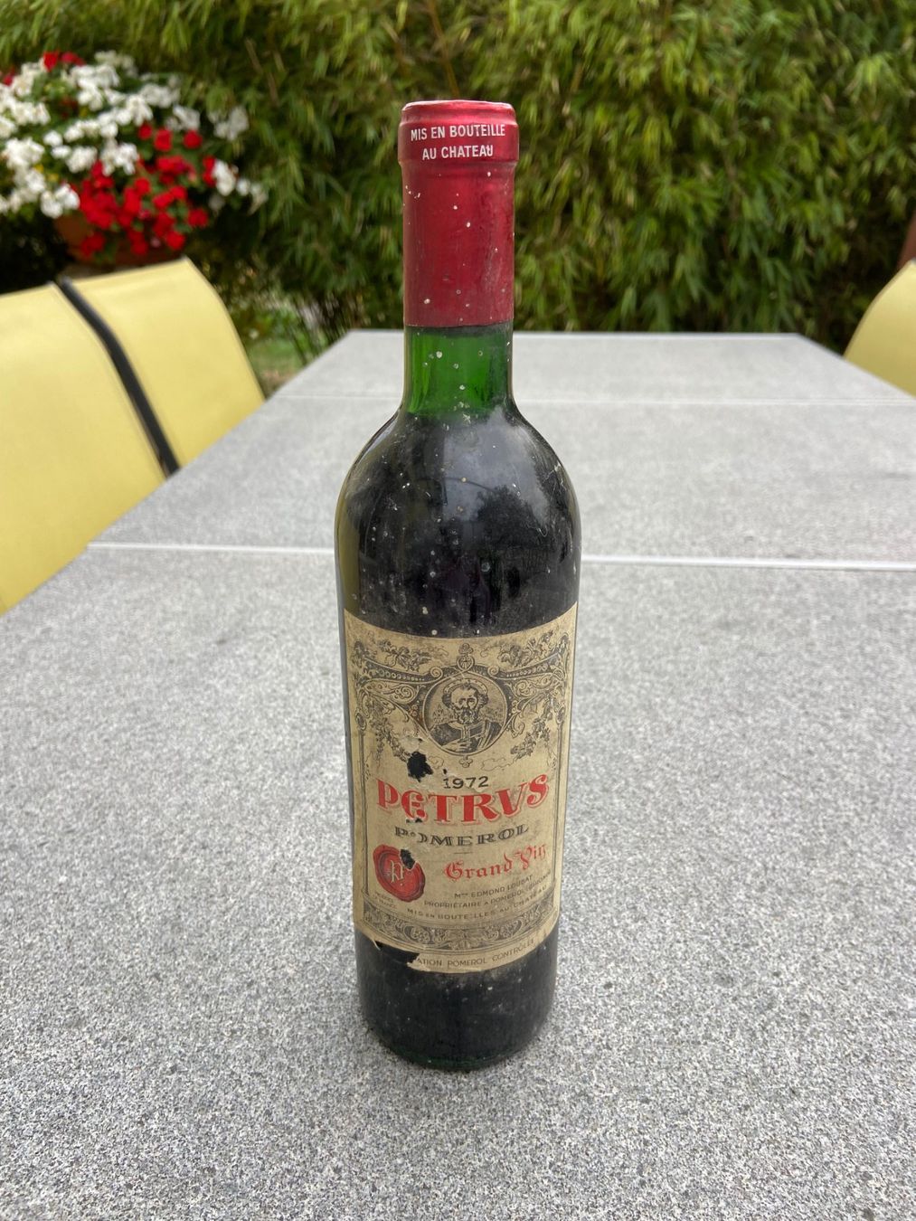 Château Pétrus Wein: Chateau Petrus 1972 – Gebraucht aus Ersigen von Schildchroettli24