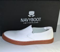40 NEU 250Fr Navyboot Lederschuhe Sneaker Espadrille ITALIEN