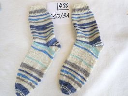Handgestrickte Wollsocken  Gr.30/31    (496)