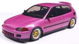 HONDA - CIVIC (EG6) WORKS 1991 - PINK MET 1/18 NEU