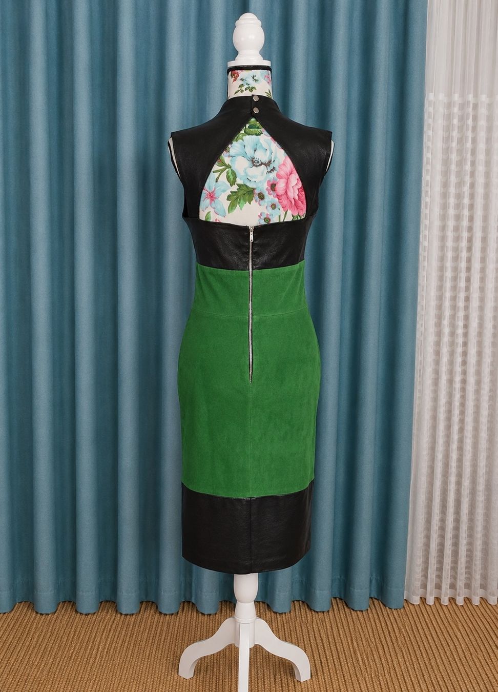 Kleider: Kleid Jutrois mit Lederelementen, Gr.38 – Neu (gemäss Beschreibung) aus Fällanden von ekaterinatheissl 4